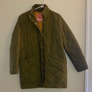 J. CREW Quilted Cocoon Puffer With Primaloft